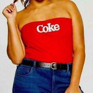 Coke Tube Top Size XXL New w Tags Y